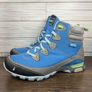 Ahnu Sugarpine Waterproof Women’s Blue Gray Hiking Boots - Women’s Size 6.5
